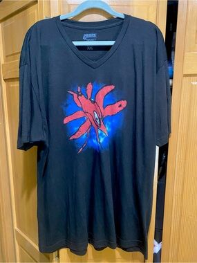 The Cure Wish Tour black V-Neck Graphic Men’s T-Shirt XXL